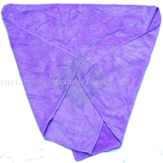 China Bulk Custom Purple microfiber beach towels Manufacturer